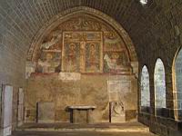 Le Puy-en-Velay - Cathedrale Notre-Dame - Cloitre - Salle du chapitre - Fresque (2)